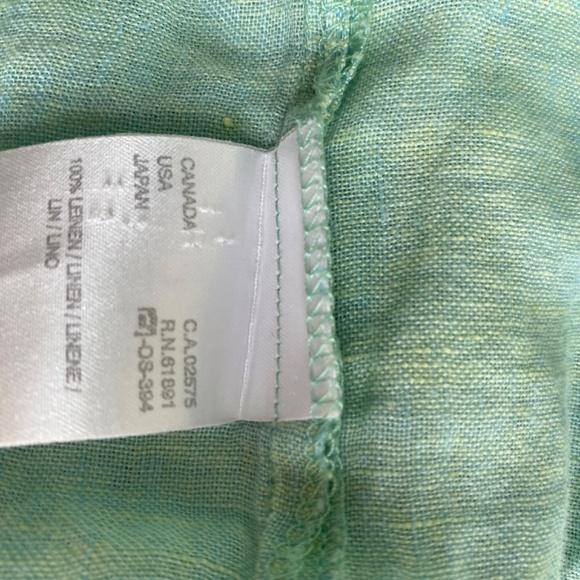 Linen Escada Sport Mint green Top - Picture 5 of 6
